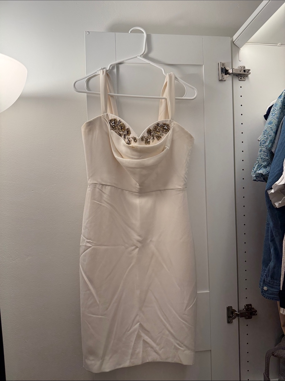 White Marchesa Notte Dress